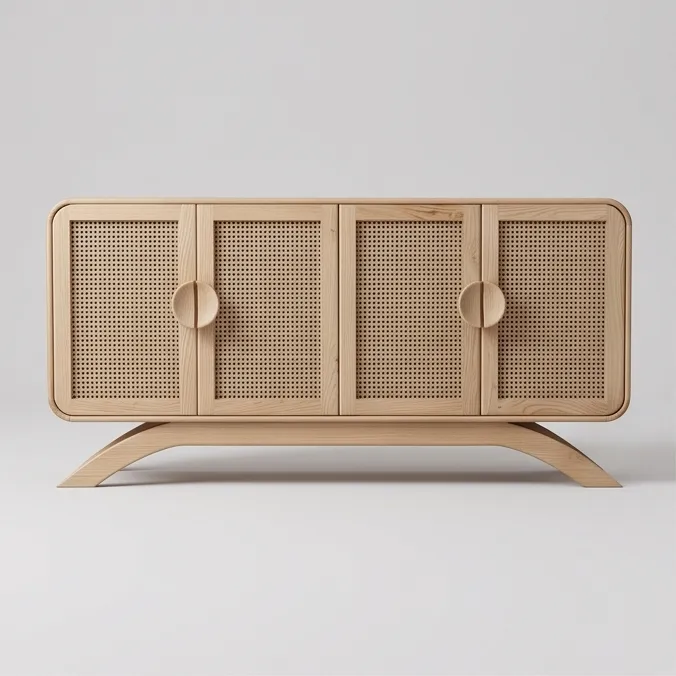 Masif Meşe Monacco hazeran meşe konsol